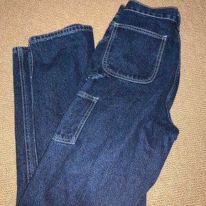Brandy Melville Talia Dark Wash Carpenter Jeans